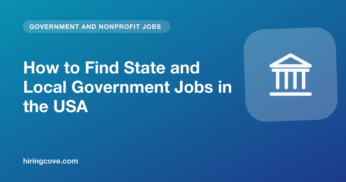 state and local government jobs: where to search, application systems and verification