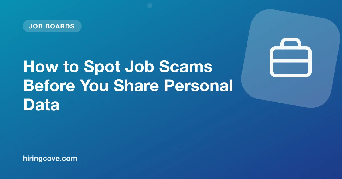 job scams: warning signs, fake recruiters and what to do if you already replied