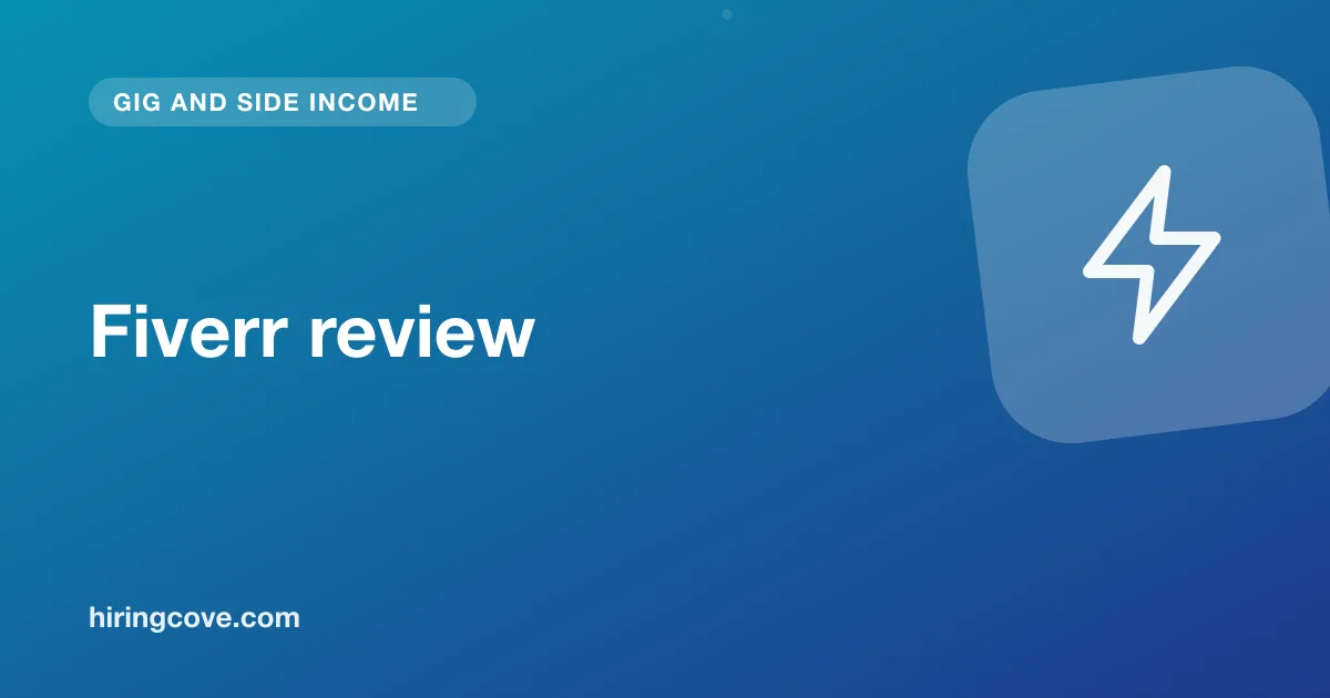 Fiverr review: seller commission, gig pricing and buyer scams to avoid